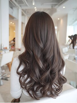 アース 東戸塚店(HAIR & MAKE EARTH) 大人美人◎上品ココアブラウンロング×透明感