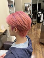 リミットヘアー 大在店(Remit hair)&nbsp;トビラキユウマ　ニュアンスピンク