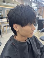 ロンドシエル 横浜(Lond ciel)&nbsp;men's/メンズ/ダウンパーマ/黒染め/韓国/ブルーブラック/横浜