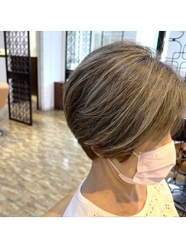 ナーディ バイ ミルボン(NERDy by milbon) 脱白髪染めハイライト