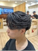 MEN’S HAIR/サーフカール/刈り上げセンターパート/髪質改善
