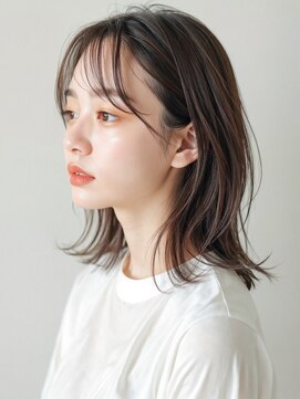 カバーヘア ブリス 上尾西口店(COVER HAIR bliss) 20代30代小顔カット◎透明感カラー×外ハネくびれヘアp上尾