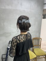 エント(ent)&nbsp;お呼ばれアレンジ×ボブ