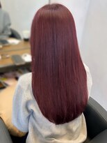アリスバイアフロート 自由が丘(ALICe by AFLOAT)&nbsp;〇チェリーレッド ボルドー ワインレッド ブリーチなし 赤髪