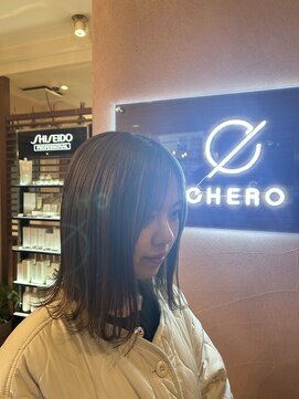 チェロ 中町(CHERO) ★髪質改善＃美髪ストレートヘア＃モテ髪＃ボブ＃Wカラー