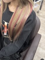 グランディールヘアデザイン(grandir hairdesign)&nbsp;プルエクステ/ハイライト/千葉