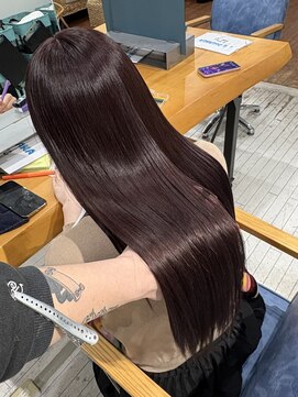 アロハナ 津店(ALOHANA) ブリーチ無し/ラベンダー/ピンク/髪質改善/艶髪/ダブルカラー