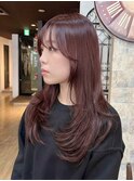 【四条烏丸】韓国風ウルフ ハッシュカット×チェリーレッド