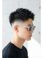 アルバ ヘアリゾート(ALBA)&nbsp;刈り上げセンターパート/波巻きツイストスパイラル/三鷹