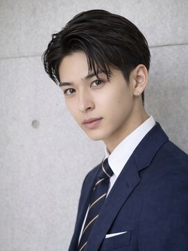 メイキー メンズ 本厚木(MA-IKI) センターパートツーブロック刈り上げ/ビジネス/メイキー本厚木