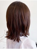 髪質改善カラー×ナチュラルボブ艶髪美髪似合わせ小顔