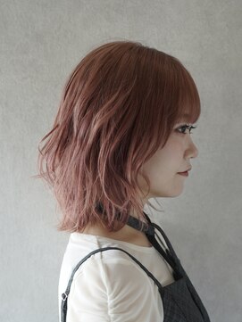 ソレイユバイエルズ(soleil by ailes) 《yuzu》ミディアムレイヤー×ピンクベージュ[さいたま新都心]