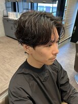 スタイルメンズ 藤沢(STYLE MEN)&nbsp;STYLE MENメンズカットセンターパートシャドウフェザーパーマ