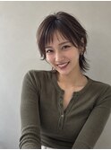 池袋小顔ショートウルフ20代30代40代50代似合わせくびれヘア丸顔