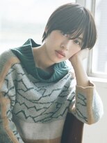 フィルムス 銀座(FILMS) レイヤーカット/デザインカラー/ウェットヘア/オリーブベージュ