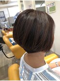 重めショートボブ