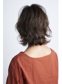 ２０代３０代４０代大人かわいい小顔ひし形外ハネミディアム