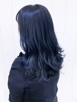 アイティーバイアルバム 松戸店(IT by ALBUM) レイヤーブルーブラック_くびれヘアビタミンカラー_ba330851