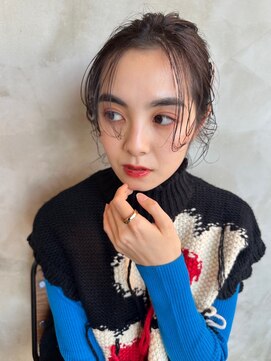 クリーム(CREAM) 【CREAM】お団子後れ毛アレンジ