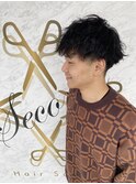 Second   ×　メンズパーマ