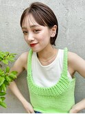 ショート/ショートボブ/小顔ヘア/20代30代