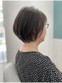 大人可愛い30代40代50ショートボブショート丸みショート