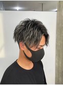 【枚方、高槻、梅田】メンズホワイトハイライト