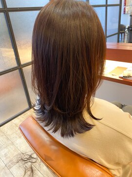 マーリャヘアー(mallia hair) くびれミディアム