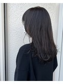 haru  レイヤーカット 久留米 ミディアム アッシュカラー