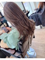 エヌプラス(N+)&nbsp;切りっぱなしボブ/エアリーロング/美髪/ピンクブラウン