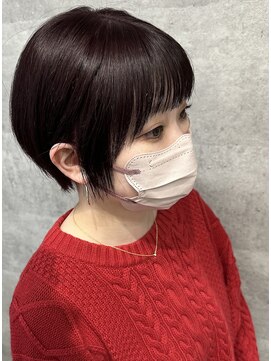 ルイス(L'wis) 深みボルドー 前髪ローライト【L'wis乙津】