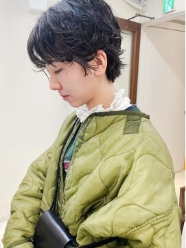 プフ 伏見(puf) [puf 伏見/丸の内/栄/名古屋]くせ毛風パーマショート★鳥山