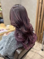 ココンヘアー(KOKON hair) エアタッチ × ピンクパープル