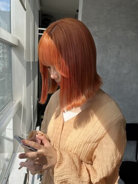 マエストロ(Maestro) オレンジカラー/ピレンジ/ダブルカラー/髪質改善