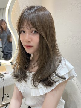 サイン 渋谷(SIGN) ザクザクレイヤーカット巻き方簡単ミディアムロング韓国渋谷