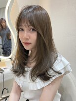 サイン 渋谷(SIGN) ザクザクレイヤーカット巻き方簡単ミディアムロング韓国渋谷