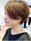 30代40代50代大人ナチュラルレイヤーショートボブ