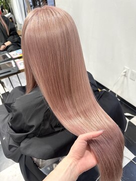 ヘアーデザインサロン スワッグ(Hair design salon SWAG) ピンクブロンド ピンクベージュ