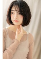 カバーヘア イヴ 戸頭店(COVER HAIR EVE)&nbsp;グレージュレイヤーカットこなれミディアムボブZ戸頭30代40代