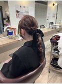 編みおろしアレンジ