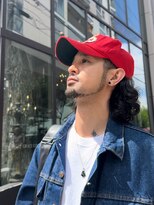 オルト(Altn)&nbsp;大人の波巻きスパイラルパーマミディアムロングメンズカットヘア