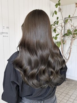 ヘアスペース リズム グリーン(Hair space Rizm green) オリーブブラウン