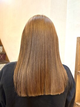 ココカラヘアー ニコ(cococara hair nico) 縮毛矯正/ストレート/髪質改善/トリートメント/ベージュ