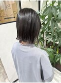切りっぱなしボブ/切りっぱなし/ボブ/ブリーチなし/堺東