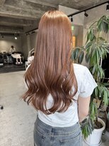 ネアー 新潟(NEER)&nbsp;アプリコットオレンジ/くびれヘア/ウェーブショート［新潟］