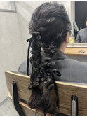タイト編み下ろしアレンジ