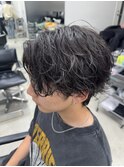 初めてのパーマでも◎ラフで無造作な質感が人気のシャドウパーマ