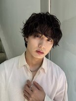 クロト(Clotho) 波巻き/スパイラルパーマツイストスパイラルメンズカットウルフ