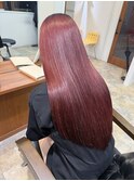 ワインレッド/ボルドーカラー/ブリーチなしWカラー