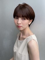 エアー 青山(AIR) 丸みショートシースルーバングくびれショートボブミニボブ